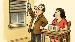 Vtip: Přijde pan Novák domů a stahuje rolety