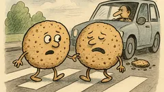 Vtip: Jdou dvě sušenky přes silnici a…