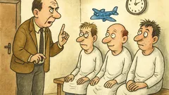 Vtip: Ředitel blázince zkouší pacienty z matematiky