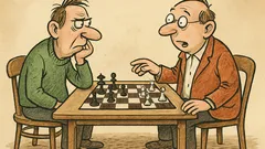 Vtip: Dva kamarádi sedí u šachů