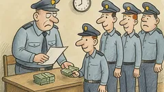 Vtip: Policajti mají výplatu, nadporučík volá