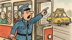Vtip: Nastoupí policajt do tramvaje a křičí