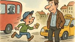 Vtip: Pepíček ušetřil dvacku během jízdy?