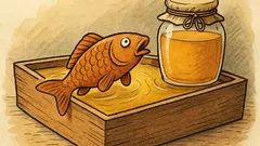 Vtip: Plave kapr v medu a…