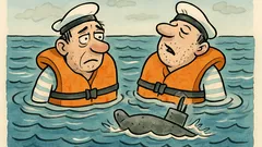 Vtip: Dva námořníci se houpou na vlnách...