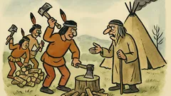 Vtip: Indiáni se ptají šamana na zimu