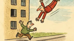 Vtip: Jaký je rozdíl mezi pádem z pater?