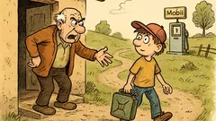 Vtip: Pepíček tráví prázdniny u dědečka na vesnici