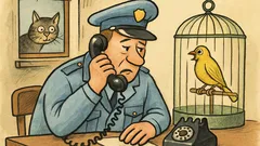 Vtip: Na policejní stanici zazvoní telefon