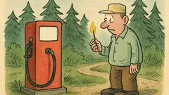 Vtip: Znám benzínovou studánku, kde nafta šumí