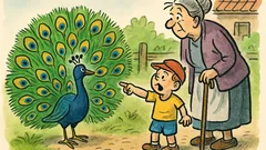 Vtip: Malý Pepíček vidí poprvé páva