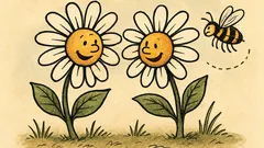 Vtip: Povídají si dvě kytičky o lásce