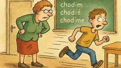 Vtip: Učitelka k žákovi: „Časuj nám sloveso…“