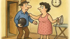 Vtip: Miláčku, jdu s klukama na bowling…