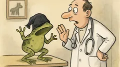 Vtip: Přijde žába s ponožkou na hlavě