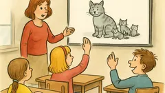 Vtip: Paní učitelka povídá dětem o zvířatech