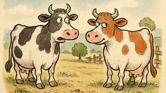 Vtip: Potkají se dvě krávy a jedna říká...