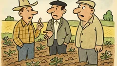 Vtip: Tři světoví experti na zemědělství…