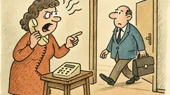 Vtip: Žena volá manželovi, zapomněl mobil doma