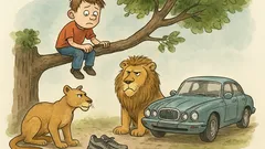 Vtip: Přijde Františka za Pepíčkem na strom