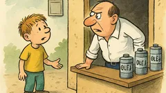 Vtip: Pepíček říká: „Tati, jovky v obchodě neměli“