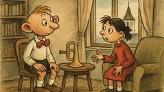 Vtip: Přijde Mánička k Hurvínkovi na návštěvu