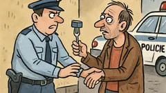 Vtip: Policista při zatýkání varuje podezřelého