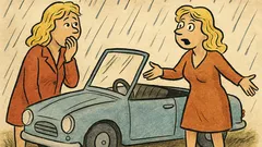 Vtip: Dvě blondýny si zabouchly auto