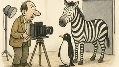 Vtip: Přijdou zebra a tučňák k fotografovi