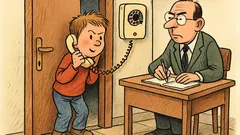 Vtip: Pepíček volá učiteli, že je nemocný