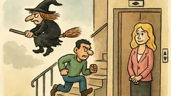 Vtip: Je čarodějnice, Ital a blondýna...