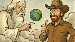 Vtip: Bůh chtěl stvořit Zemi, Chuck Norris...