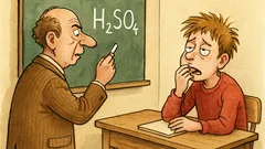 Vtip: Pan učitel píše na tabuli vzorec