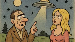 Vtip: Co má společného UFO a chytrá blondýnka?