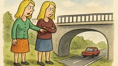 Vtip: Stojí dvě blondýny u mostu…