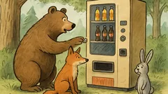 Vtip: V lese stojí podivný automat