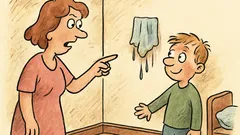 Vtip: Maminka se ptá Pepíčka, proč to lepí