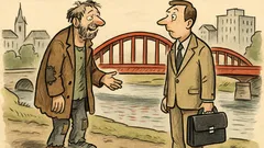 Vtip: Víš, co udělá bezdomovec, když…