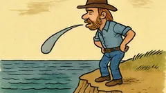 Vtip: Když Chuck Norris plivne