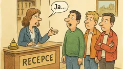 Vtip: Tři čeští kluci ve Vídni v hotelu