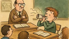 Vtip: Na hodině dějepisu troubil hymnu...