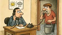 Vtip: Do hydrometeorologického ústavu volá muž…