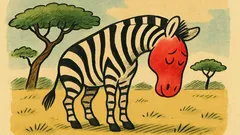 Vtip: Má to černé pruhy, je to bílé