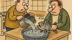 Vtip: Koupí si dva blázni rybu a…