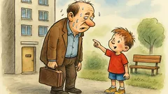 Vtip: Přijde pán k paneláku a…