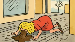 Vtip: Jde blondýna po ulici a...