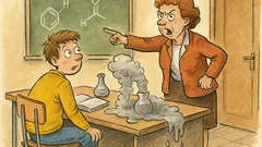 Vtip: U hodiny chemie se Procházkovi vylije