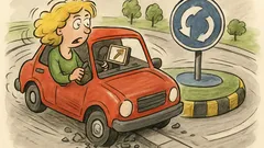 Vtip: Víte, proč blondýnka havaruje na kruháči