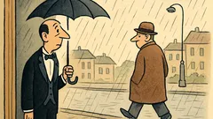 Vtip: Pane Jeane, prší tam na ulici?