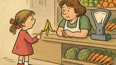 Vtip: Přijde holčička se slupkou do obchodu